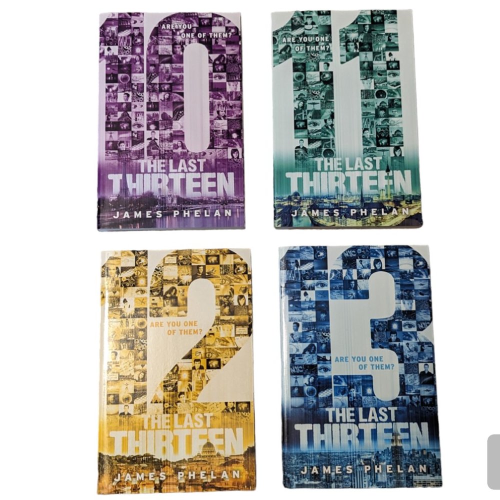 The Last Thirteen Series by James Phelan Books 1-4 Complete Starting Set YA
